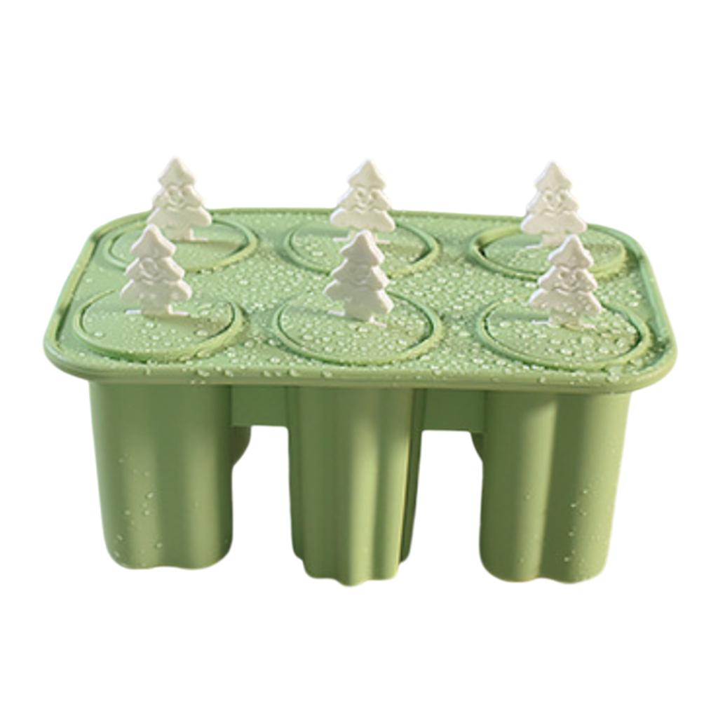 Space Saving Silicone Ice Lollies Tray Heat Resistant Flexible Freezers Popsicles Tray For Chocolate And Juice Cubes