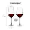 Red Wine Goblet ,Large Crystal Wine Glass, Christmas Durable Modern Beautiful Stemmed Wine Glasses,Clear Stylish Wine Glass