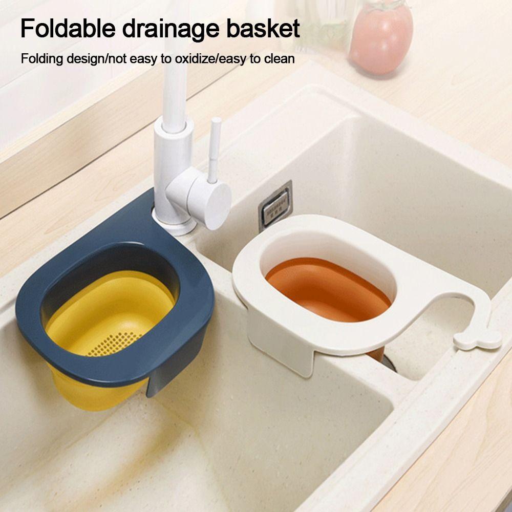 

Kitchen Organizers Drain Shelf Multifunctional Sink Hanging Rack Durable Waste Filter Basket