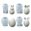 Osterhase Ei Form Aromatherapie Kerze Gips Silikonform Silikon Osterhase Ei Harz Gießform Handwerk Ornament