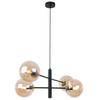 Vicenza Black And Gold Hanging Lamp 4-Flat Honey Lamp E14