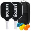 Glass Fiber Peak Racket 10mm Thick Pp Honeycomb Material Uv Printing Carbon Fiber Set