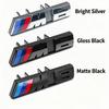 BVYD9 3D ABS Car Front Grille Emblem Sticker, BMW M Series Badge Decal for E46 E36 E34 F10 E90 M1 M2 M3 M4 M5 M6 M7 M8, Automotive Ext