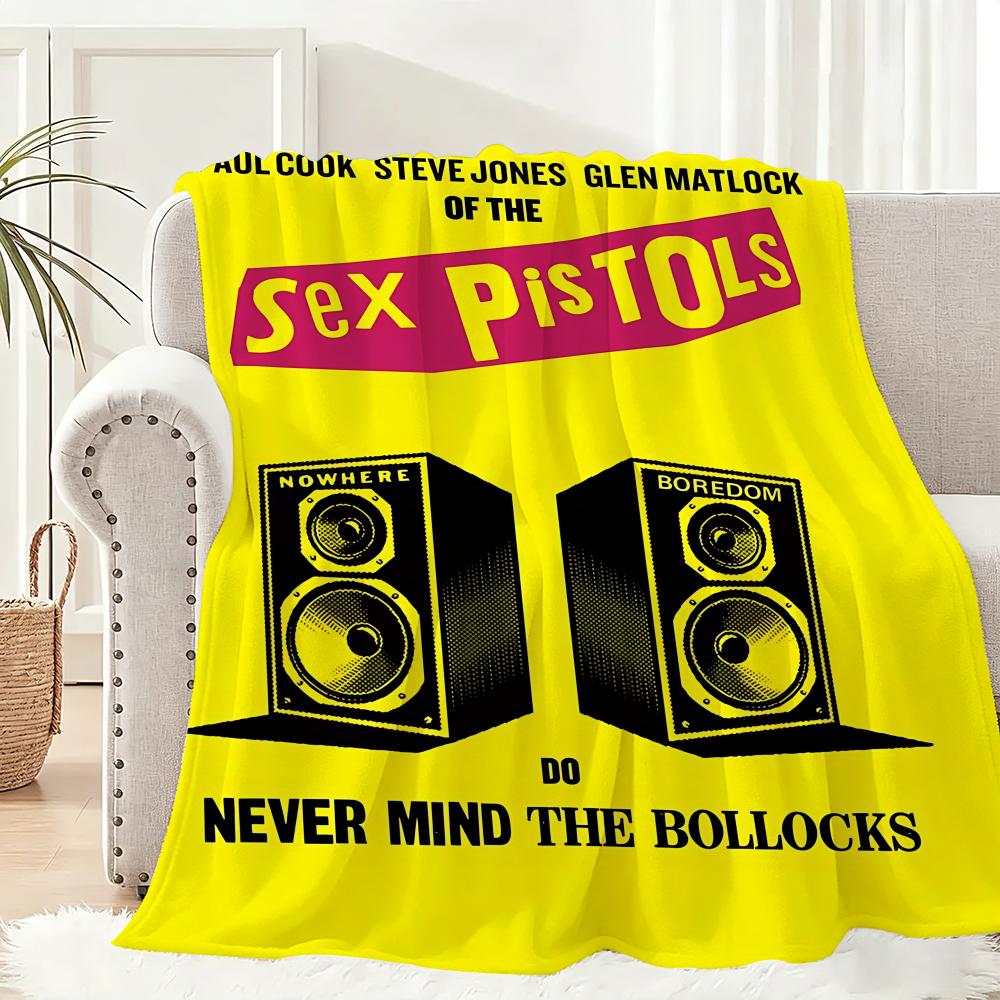 Rock Band S-Sex P-Pistols Wurfleichte 240g Flanelldecke Weich Hautfreundlich für Sommerkühlung