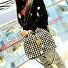 Spring Ethnic Style Printed Canvas Bucket Bag with Trendy Shoulder Strap for Women