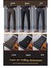 Men's Chenille Velvet Elastic Waist Casual Pants - Thick, Brushed Wool, Loose Fit for Autumn/Winter