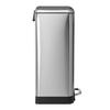 KITCHEN MOVE Pedal Bin GREENWICH - 40L - Stainless Steel with Bucket