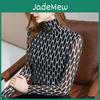 Womens Inner Bottoming Autumn Turtleneck Longsleeved Tshirt Net Yarn Top