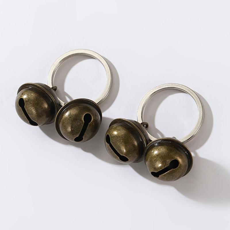 2pcs Loud Multifaceted Collar Bells Cats Dog Collar Bells Rustics Pet Bells for Enhancing Safety and Fashion