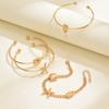 Ocean Wind Bracelet Set European and American Jewelry Shell Starfish Temperament Versatile Design Sense Opening Bracelet