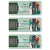 LED SOS Light Belt Clip Fan 10000mah Waist Hanging Fan Safe Portable Waist Fan  Outdoor