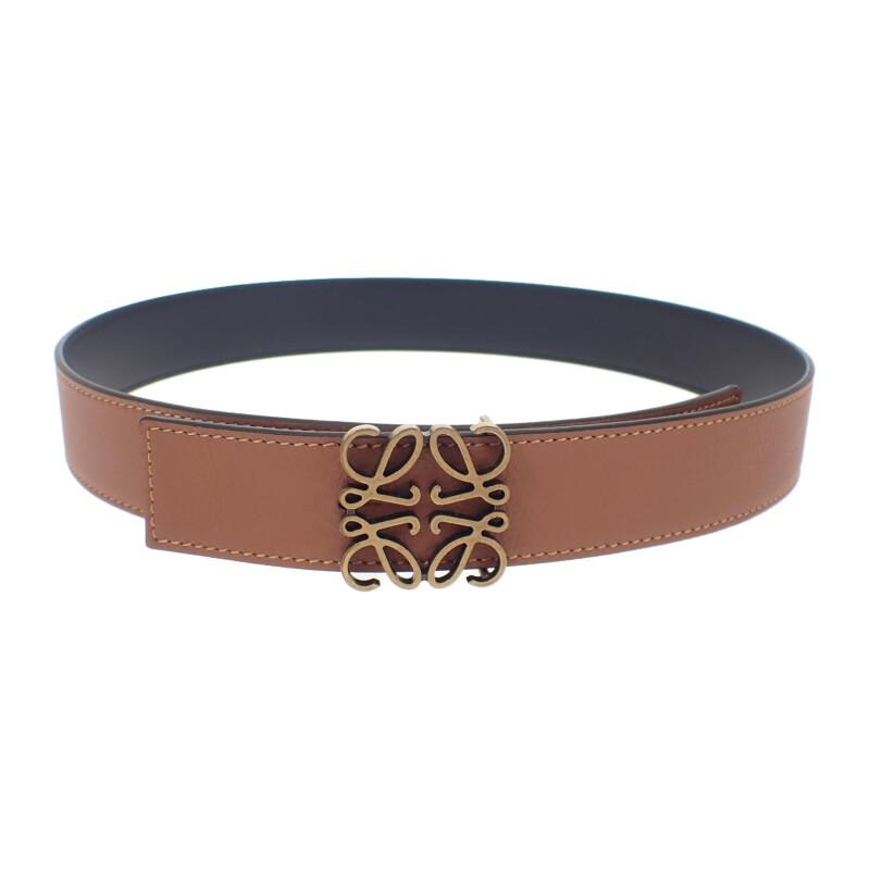 LOEWE  B821Z20X05 belt Brown/black Calfskin Women