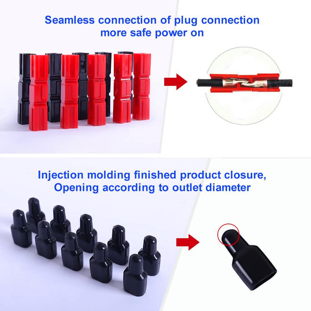 Battery Connector Kit 30A Quick Disconnect Connect Battery Modular Connector Set
