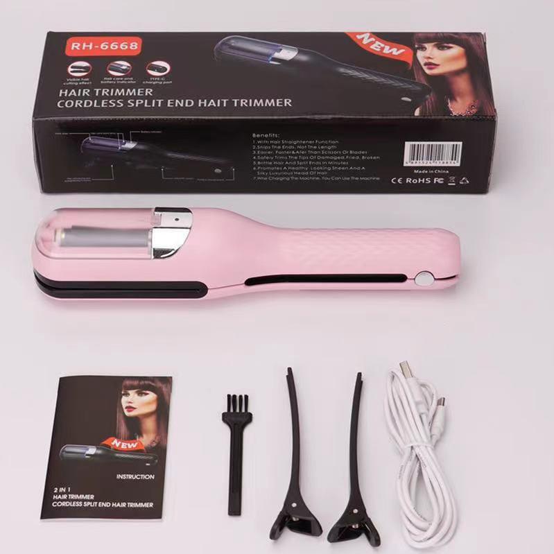 Portable Automatic Electric Hair Trimmer for Split Ends with Charger - Multi-Functional Home Use