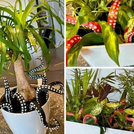 7 Pcs Planter Insert Octopus Tentacles Resin Octopus Tentacles Flower Pot Decoration