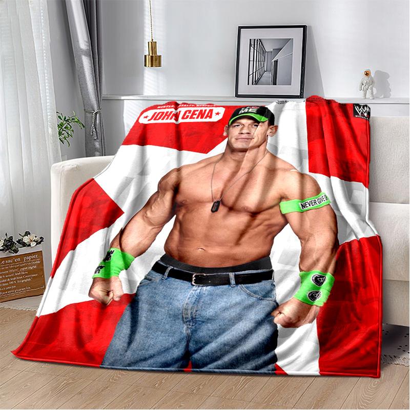 Wrestling entertainment John Felix Anthony Cena blanket Soft and warm flannel throw blanket Picnic blankets for beds Decoration