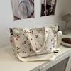 Corduroy Print Stylish & Elegant Large Capacity Handheld Tote Shoulder Bag for Women - New Arrival Versatile