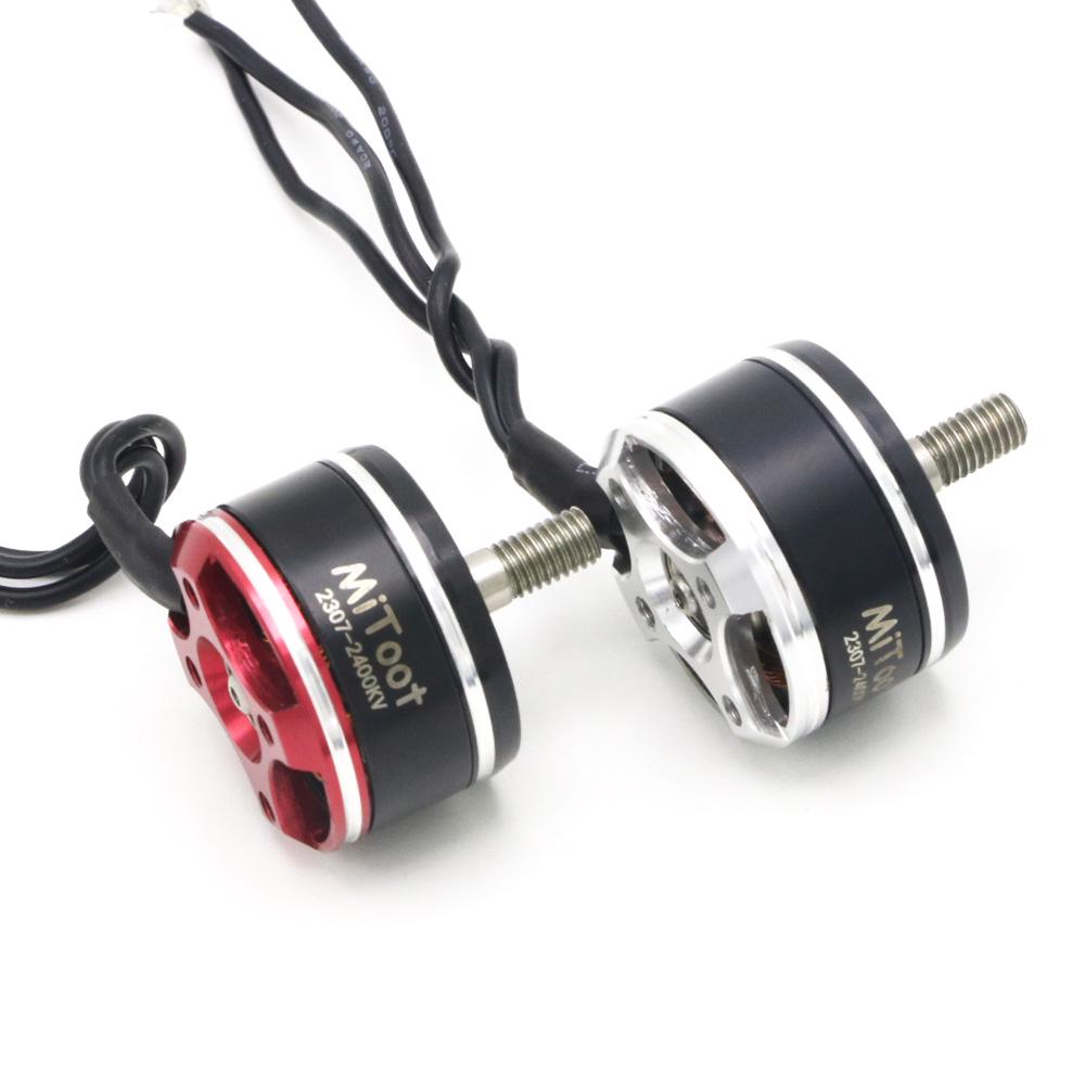 4set/lot Mitoot R2307 2400KV 2-5S Brushless Motor For X220 250 280 300 RC Drone FPV Racing