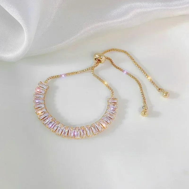 New Silver Color Beads Braided Pearl Bracelet For Women Fashionable Personalized Daily Accessory Party  Birthday Gifts