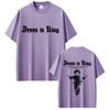 Jesus Is King Graphic T-shirt Christian Religious Short Sleeve T-shirts Summer Men Women Fashion Gothic Rock T Shirt Streetwear