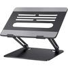 Foldable Laptop Stand [Ergonomic Design] Laptop Desk with Stepless Height and Angle Adjustment, Improves Posture and Combats Slouching, Non-Slip