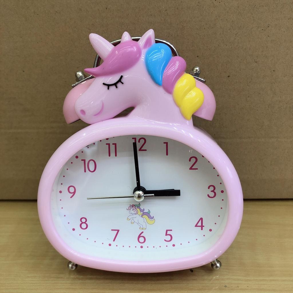 3.5-inch Silent Scanning Bell Ringing Bell Cartoon Animal Shape Children's Study Gift Pendulum Clock