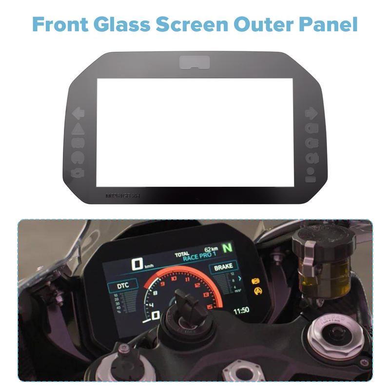 Outer Front Glass Screen Panel LCD For BMW S1000RR S1000XR R1250R R1200GS R1250RS F900XR C400X F750GS F900R F850GS