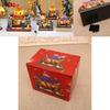 Christmas Creative Rotating Hamburger Music Box Decoration With Light For Kids And Holiday Decor