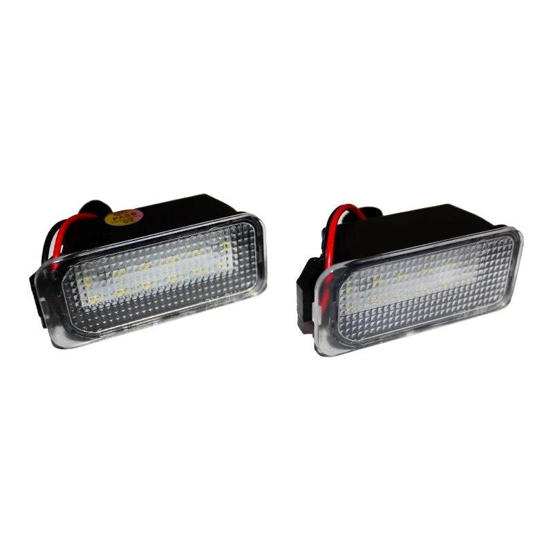 2pcs Car LED License Lamp For Ford Kuga S MAX Mondeo MK4 MK5 MK2 Fiesta JA8 For C-MAX For Galaxy WA6 For Kuga