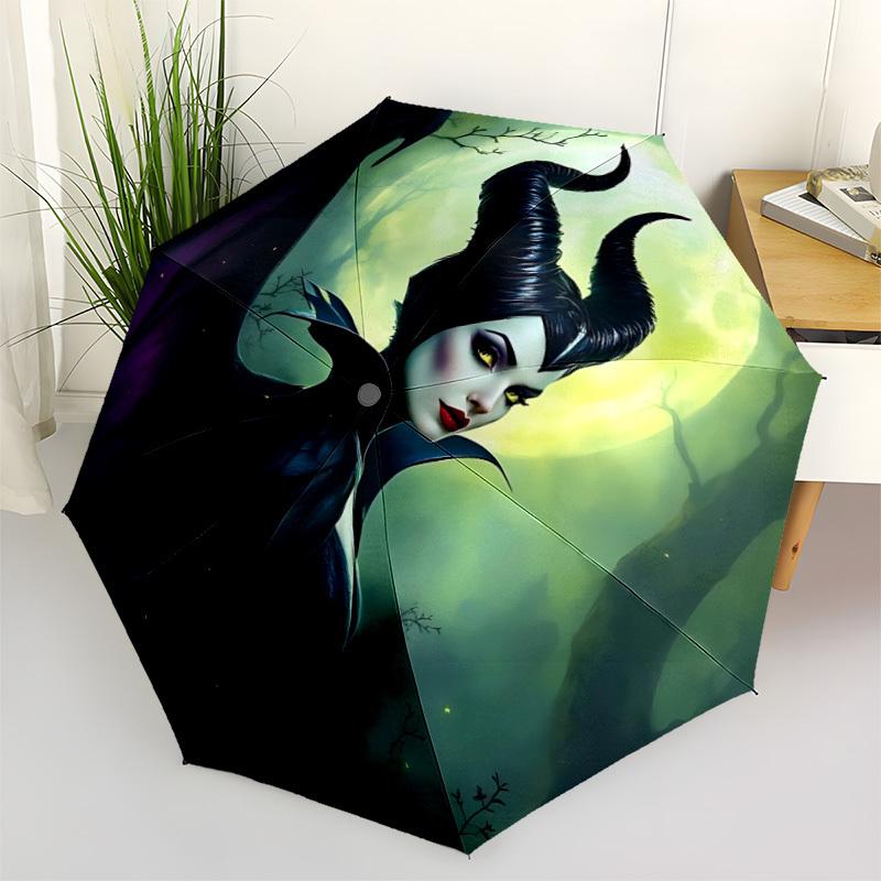 

1pc Maleficent, Witch Automatic Cute Umbrella 8-Bone Design Compact Gear for Outdoor Travel, Perfect Holiday Gift yy251230069