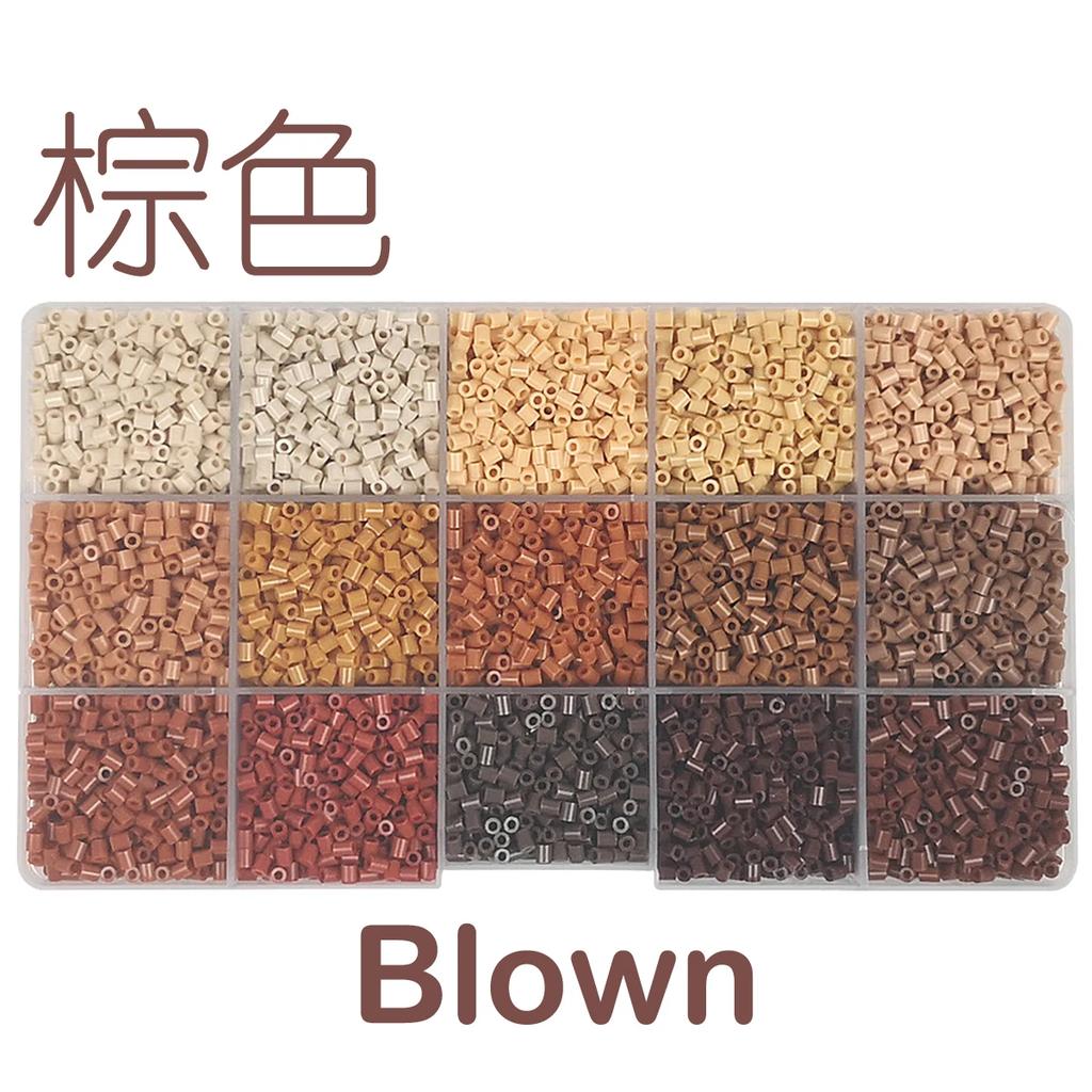 Non-Toxic Yantjouet 15Color 2.6Mm Mini Beads Color Set 650Pcs Hama Beads Puzzle Toy Gift For Child Diy Iron Beads For Kid Children Gift