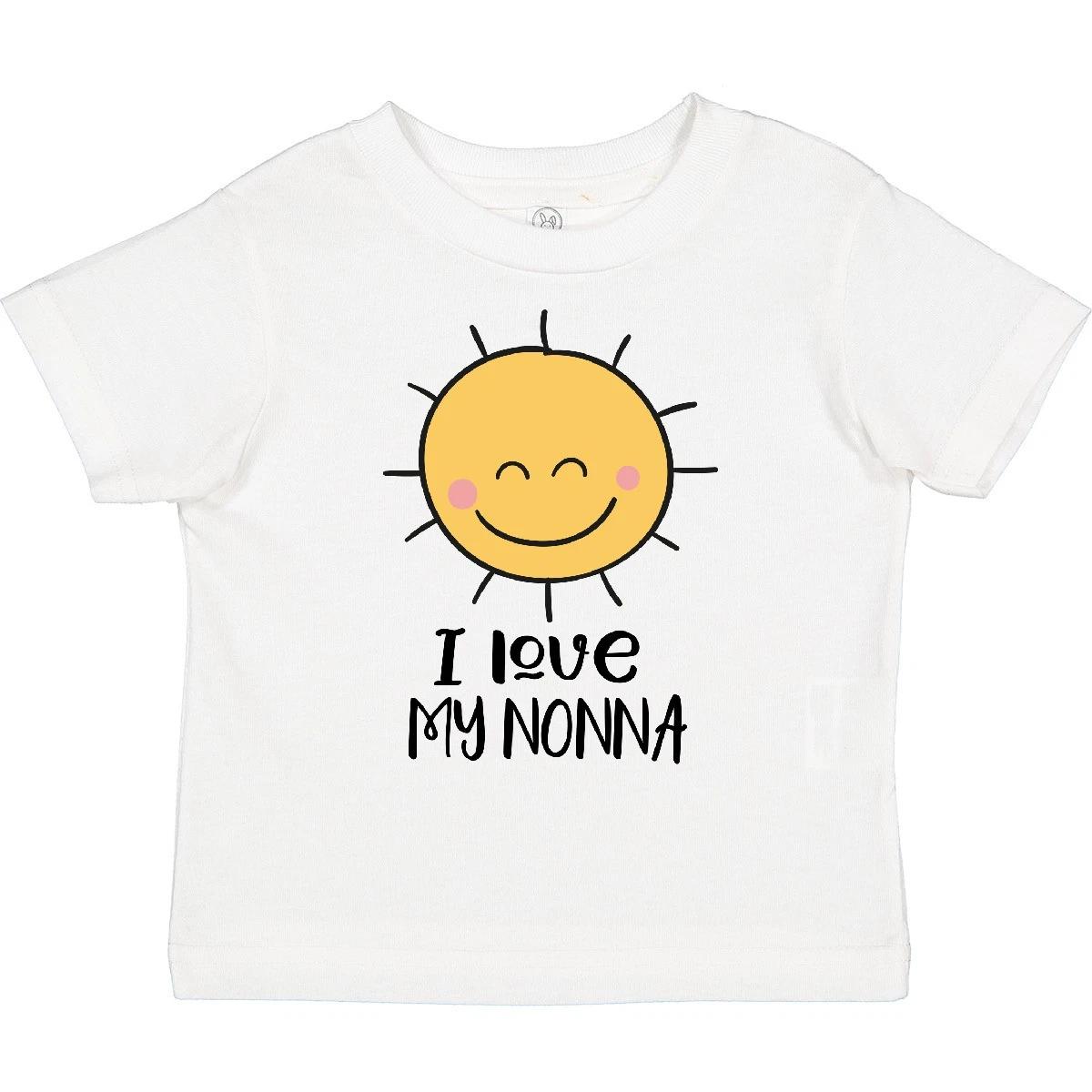 

Inktastic Sunshine I Love My Nonna Toddler kids boys T-Shirt Sun Kawaii Doodle Hand Drawn 150