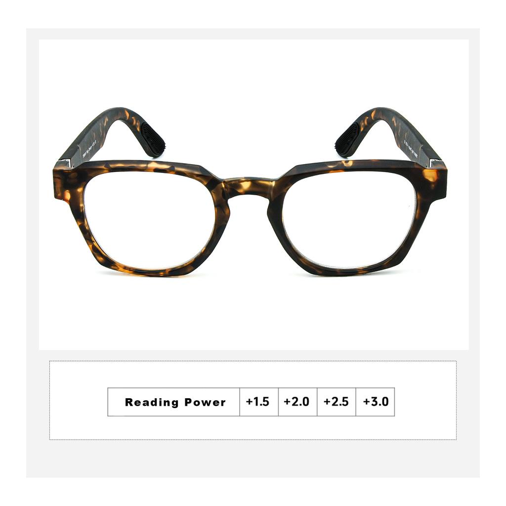 Bold-Design Thick-Framed Oval Lightweight Reading Glasses Flexible Spring Hinge Anti-Slip Temples Comfort In Vogue