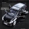 1:24 Alloy Tesla Model 3 Car Model Diecasts Metal Vehicle Car Model Simulation Sound Light Kids Toy Gift Collection