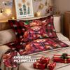3-teiliges Weihnachts-Hochlandrind-Print-Kernloses-Quilt-Set, mehrgrößig, Schlafzimmer, Wohnheim-Bettwäsche-Dekoration, weich, maschinenwaschbar