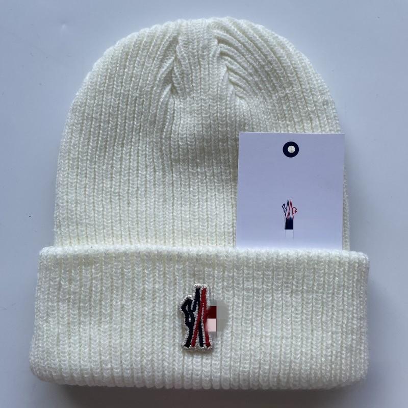 Casual Knitted Hat Fall Winter Unisex Acrylic Warm Windproof Outdoor Beanie