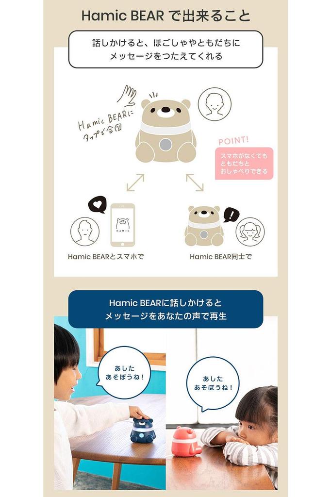 Hamic BEAR Hamic Bear Communication Robot [Blue] 885338