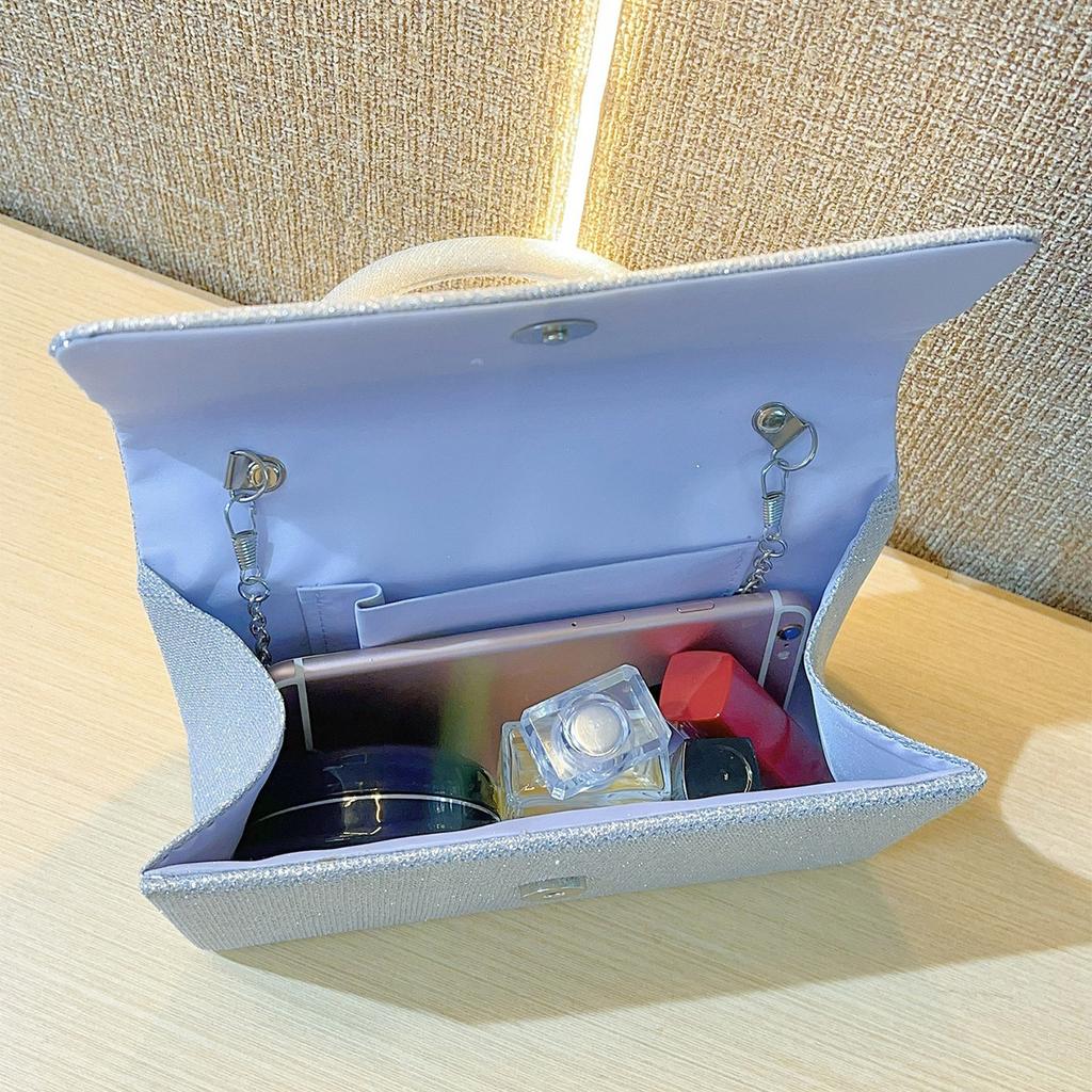 Simple Evening Bag Women Elegant Fashion Wedding Party Banquet Clutch Chain Crossbody Shoulder Bags Luxury Purse Female Handbag