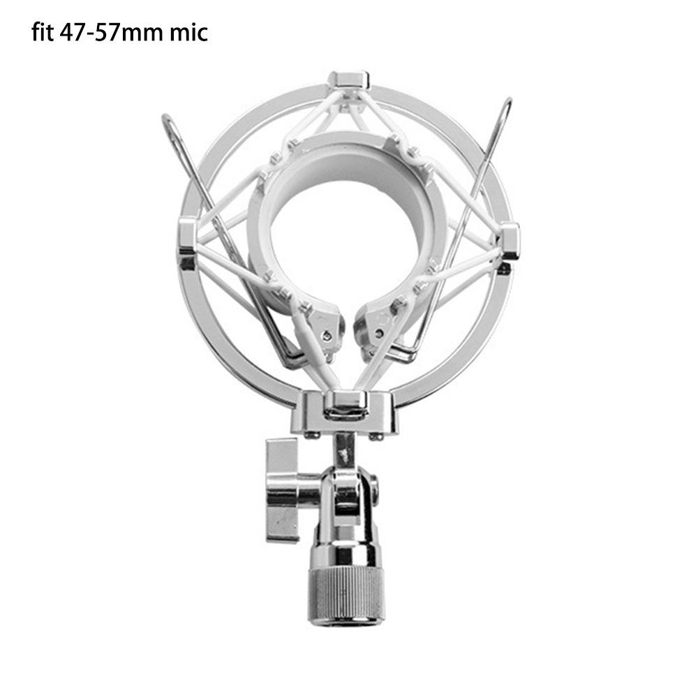 Microphone Shock Mount Shock-Proof Mic Holder Suitable for Studio Capacitive Microphone with Diameter Of 47-57mm(1.85-2.24in)