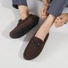 2025 New Soft Suede Leather Loafers Shoes Men's Soft Sole Slip On Casual Shoes Men Trends Office Business Leather Shoes