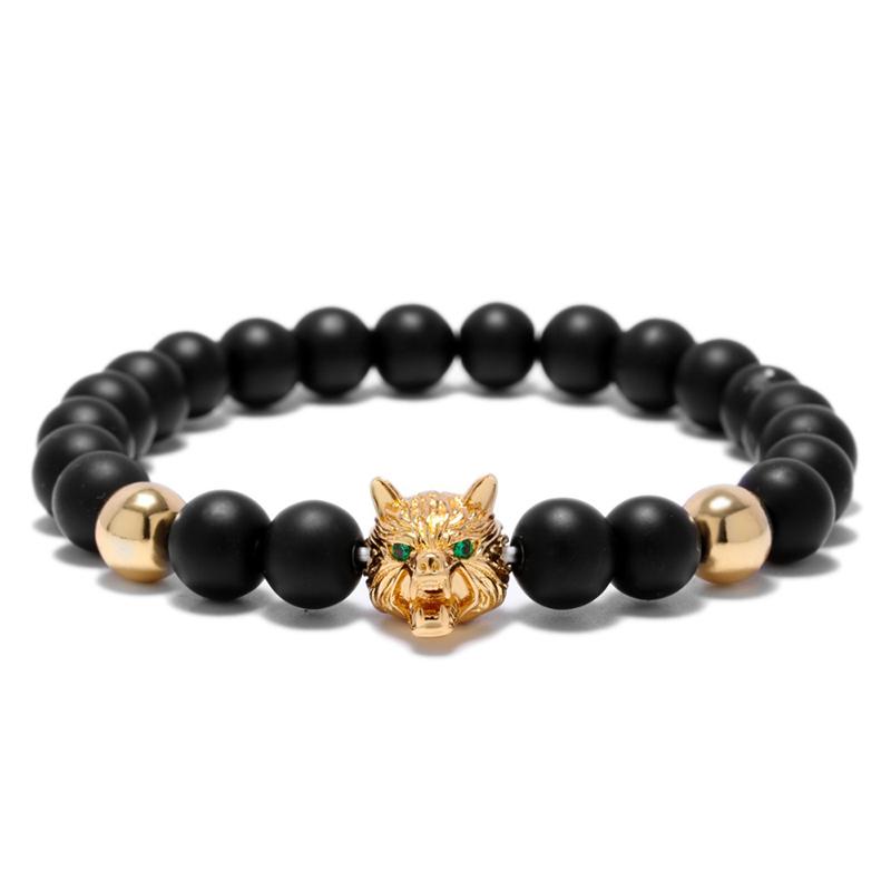 100% Natural Volcanic Lava Bracelet Homme Black Zirconia Braclet Cross Braslet Hematite Brazalete Bileklik Gift For Boyfriend