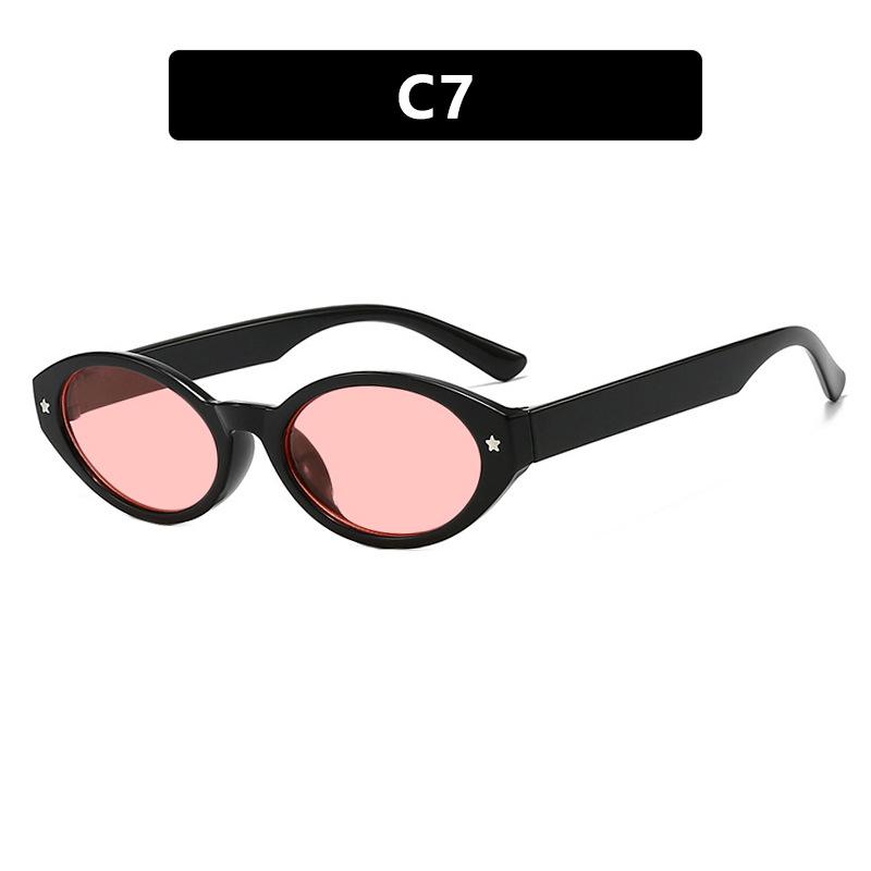 New Oval Shape Sunglasses Women Square Eyeglasses Female Brand Designer Oculos Retro Shades Fashion UV400 Eyewear