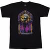 Nightmare Before Christmas Jack Stained Glass 100% Cotton T-shirt Mens Tees Top
