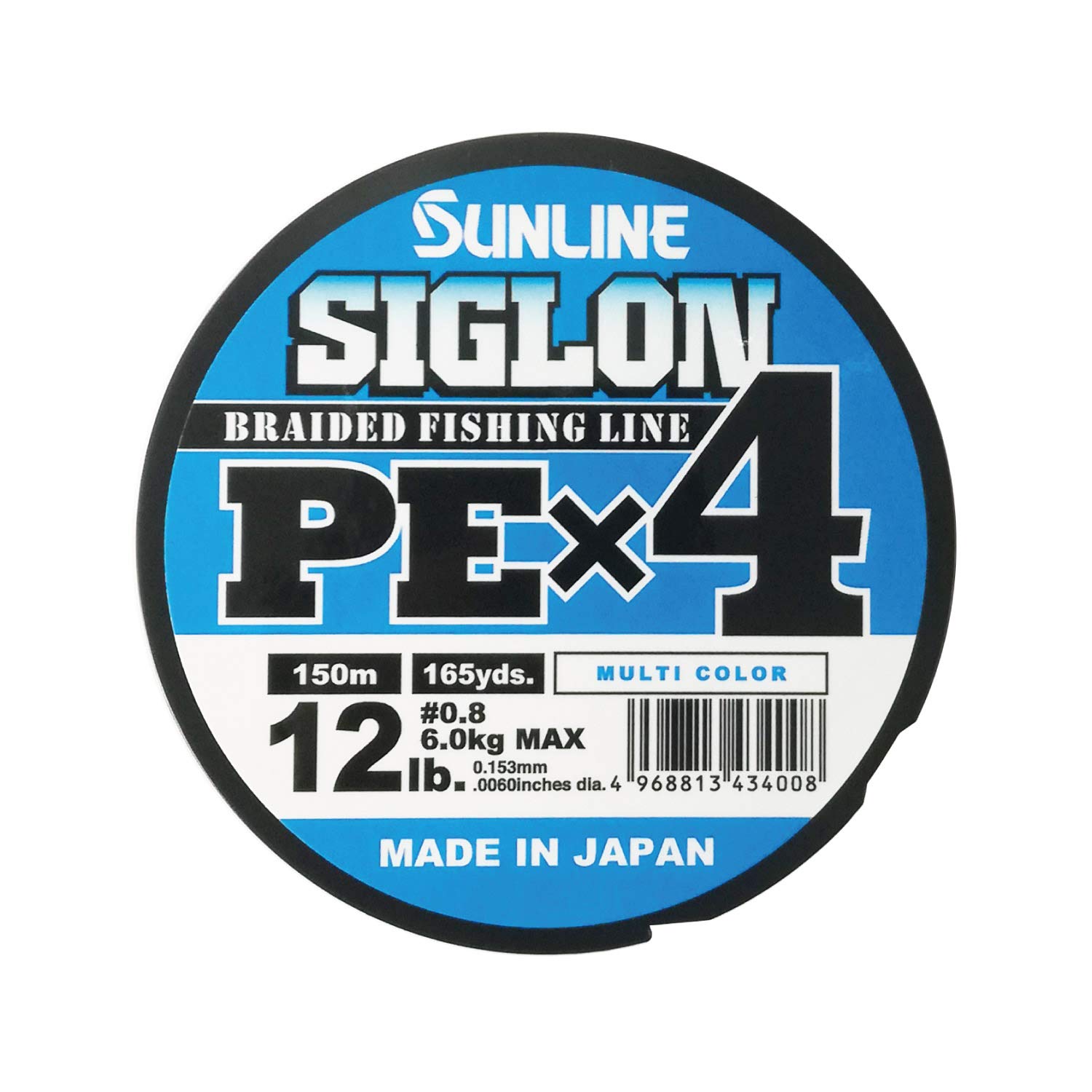 SUNLINE Siglon PEx4 Line 150m 5 Colors 12LB J 0.8