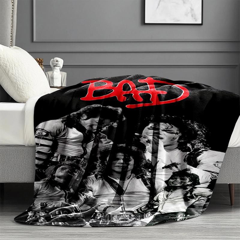 Coperta Stampata Michael Jackson - Morbida e Confortevole, per Camera da Letto, Viaggio, Divano, Decorazione Casa - Regalo di Compleanno Natale per Amico