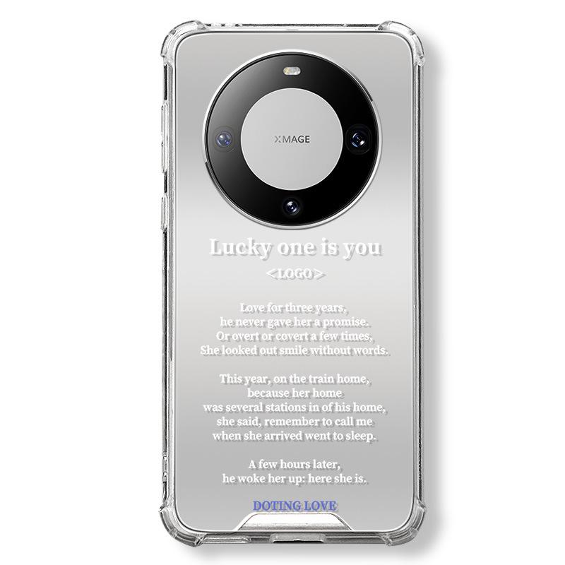 

Чехол Huawei Mate60 Pro Mirror для Nova11, женский браслет P60, Honor 90 со стразами Honor 60 Pro