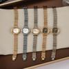Simple Diamond Studded Dial Fashionable Light Luxury Steel Strip Versatile Watch Women's Quartz Watch