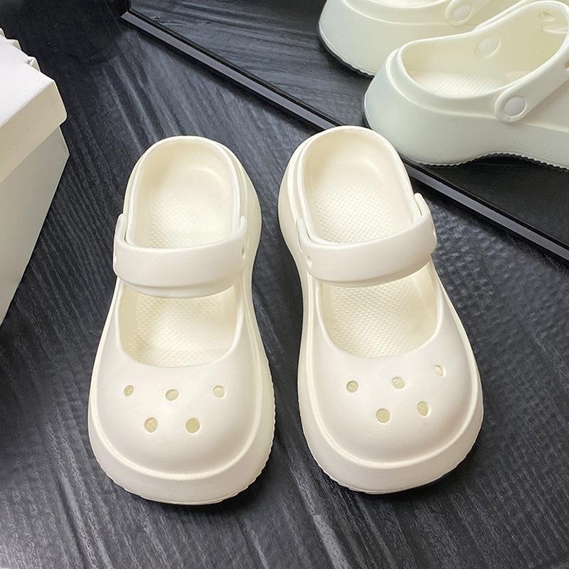 Летние женские нескользящие сандалии для сыра дышащая обувь 20 цветов модные сандалии 39-40 1239₽