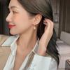 Exquisite Cat's Eye Stud Earrings: Trendy, High-End Design for Women, Autumn/Winter 2021