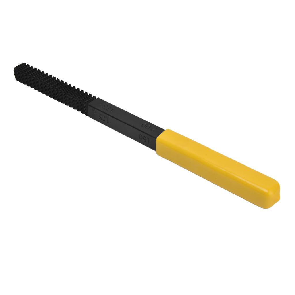 Thread File Screw Thread Restoring Tool Repair Accessory with Detachable Handle for Home Decoration